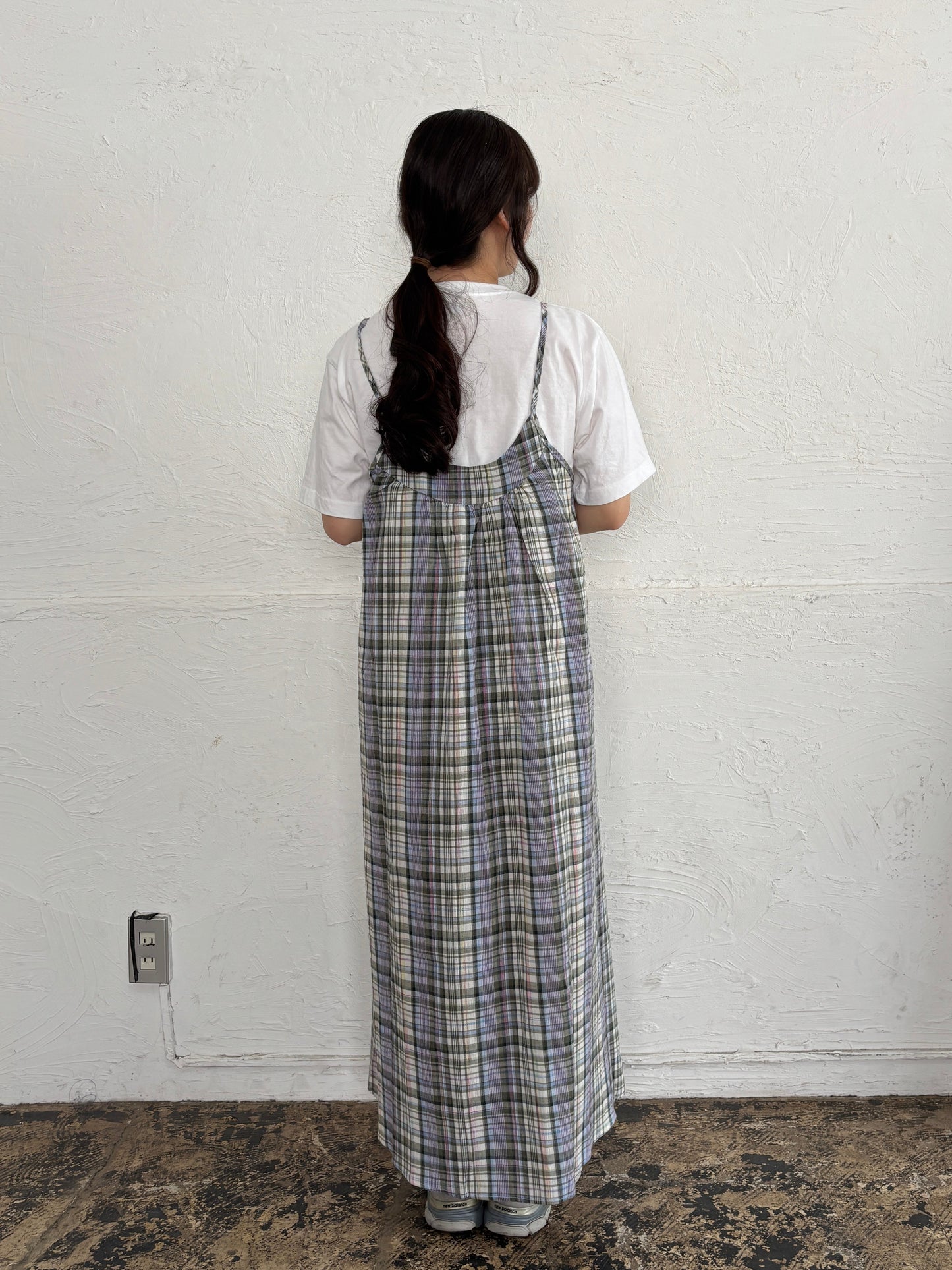シフォンチェックキャミワンピース DPB84143