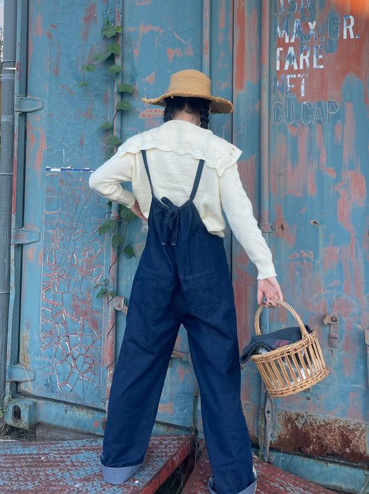 バックリボンオーバーオール DPA43207