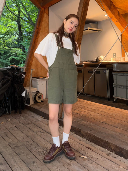 カーキミニサロペット DPB47466