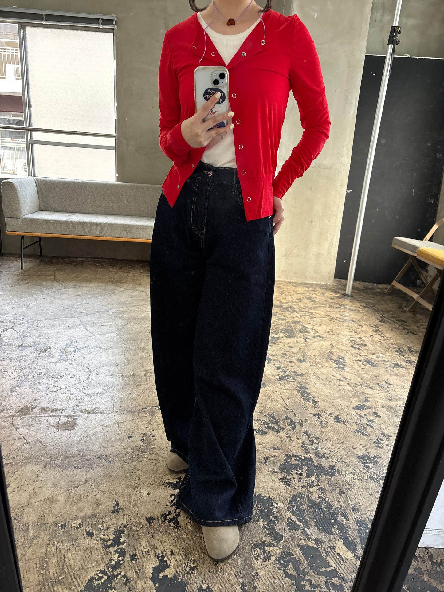 ワイドシルエットデニムパンツ DPB84161