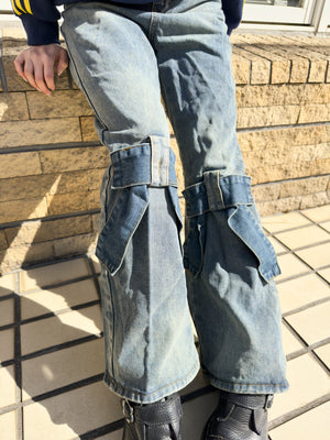 ダブルリボンデニムパンツ DPA20331