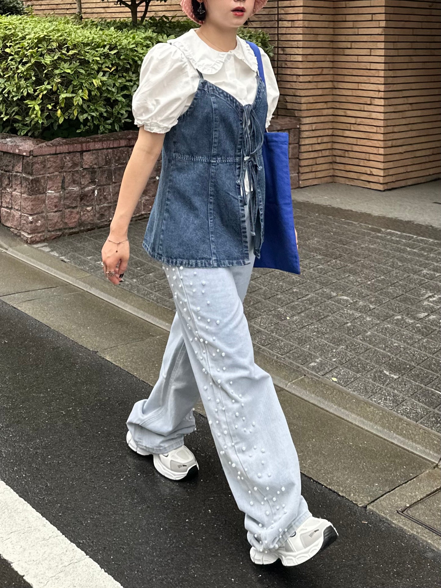 2wayデニムリボンビスチェ DPB76044