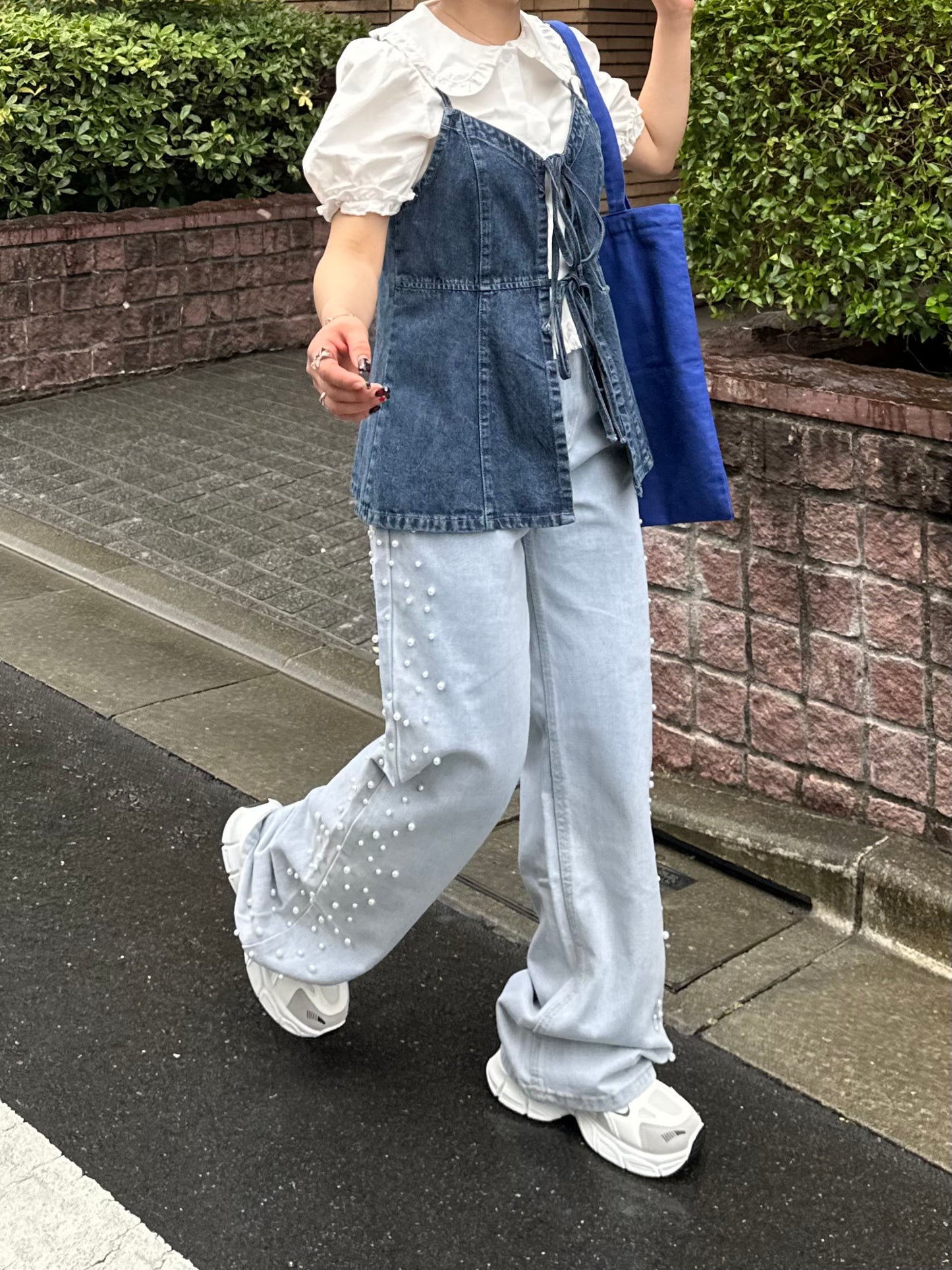 2wayデニムリボンビスチェ DPB76044