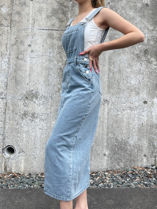 ロングデニムジャンパースカート DPB73073