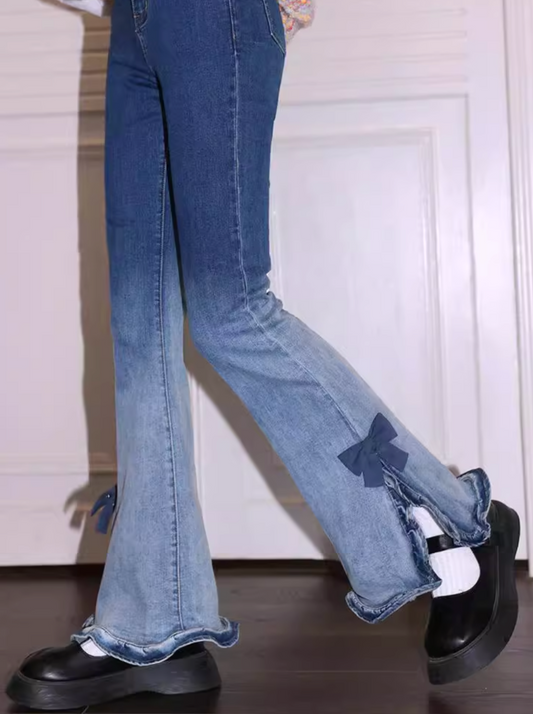 フリルリボンデニムパンツ DPB71278