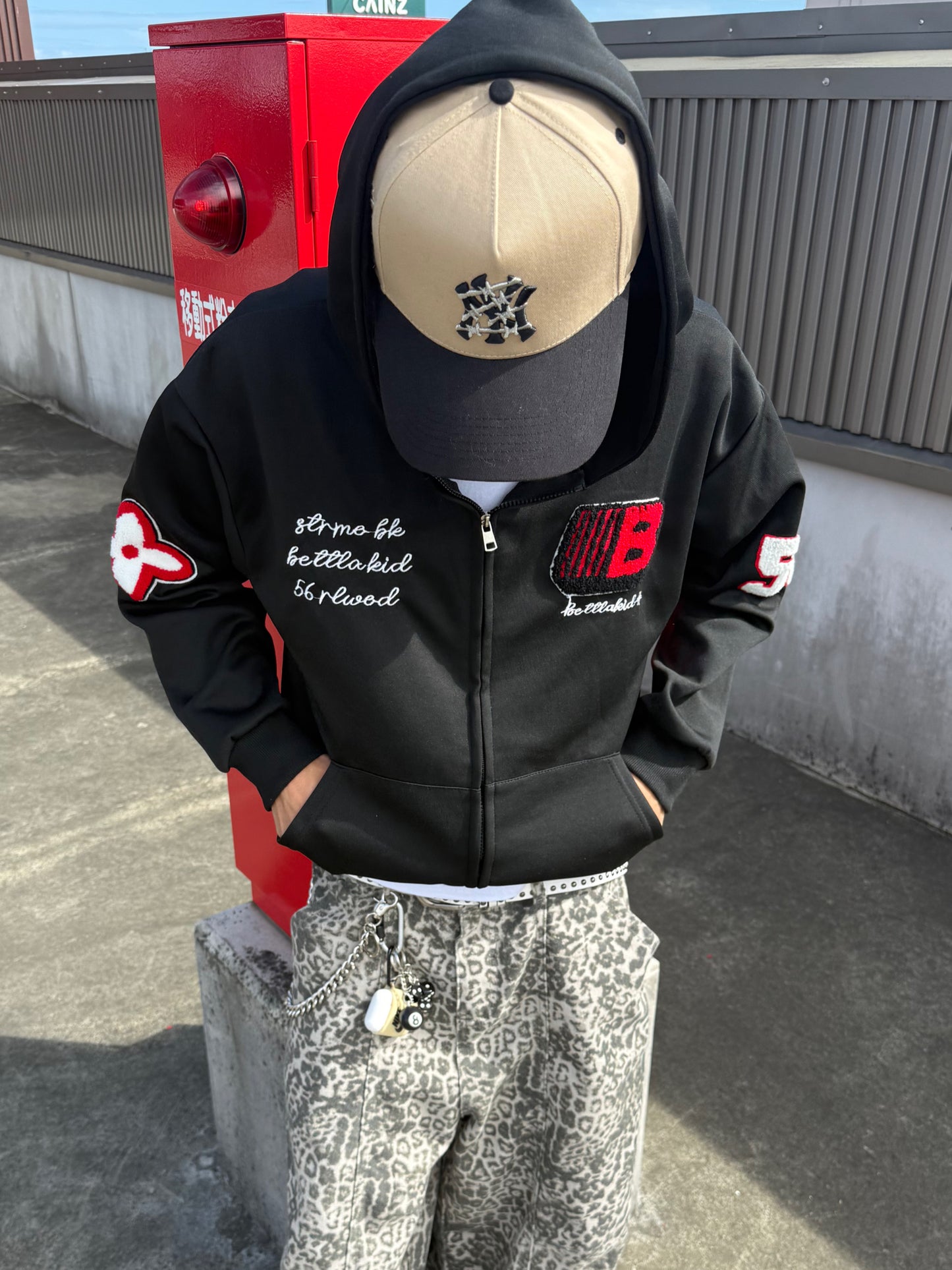 ポイントロゴジップパーカー DPB90061
