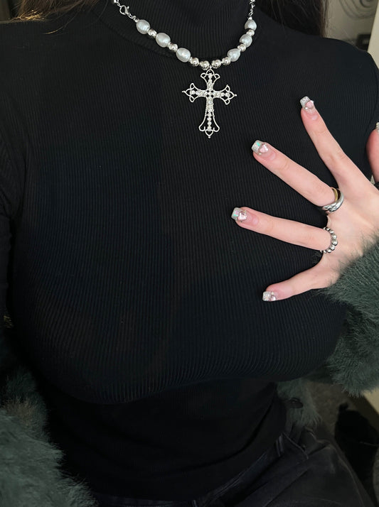 ビッグクロスネックレス DPA69208