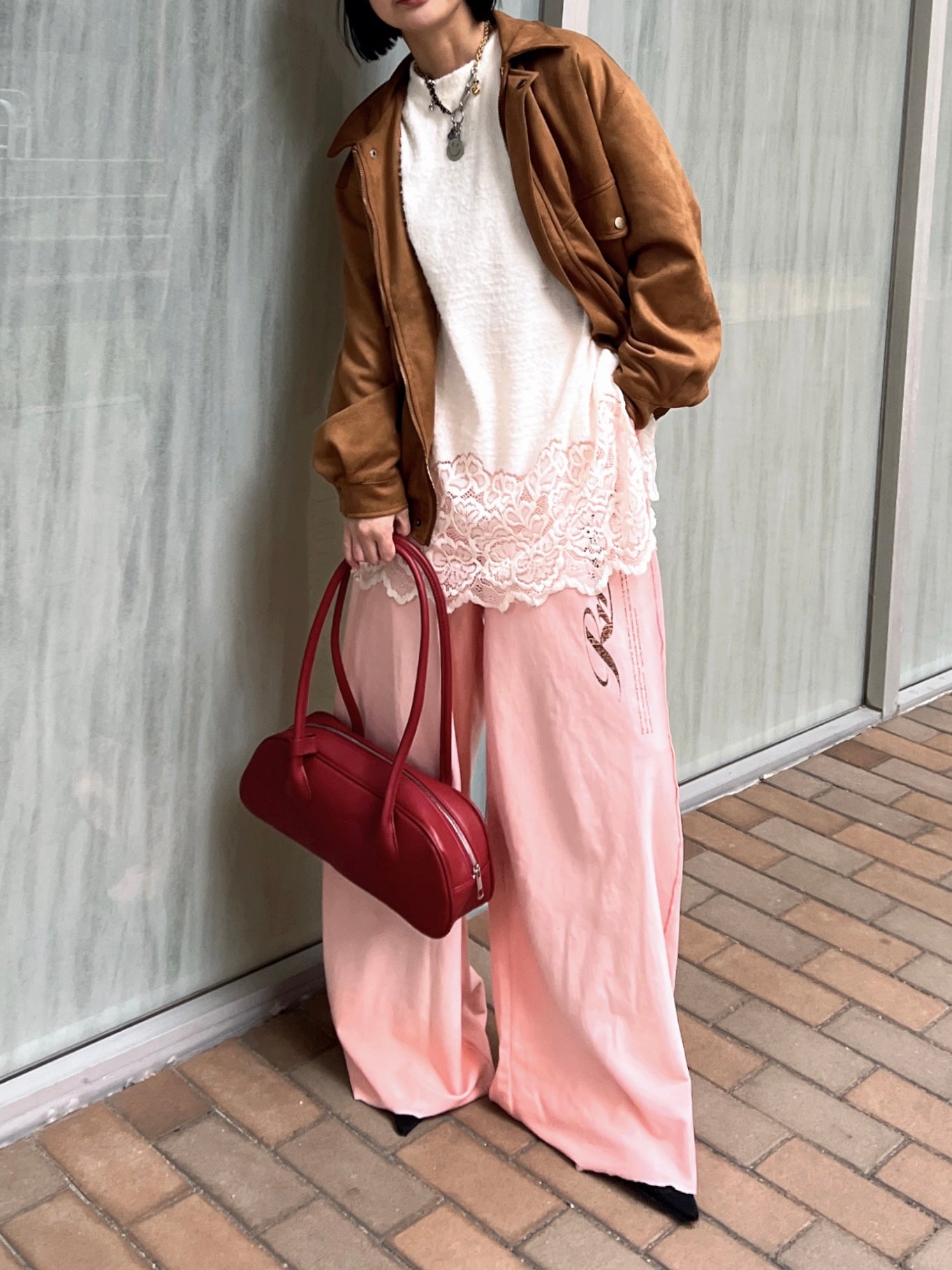 ロングスクエアショルダーバッグ DPB79121