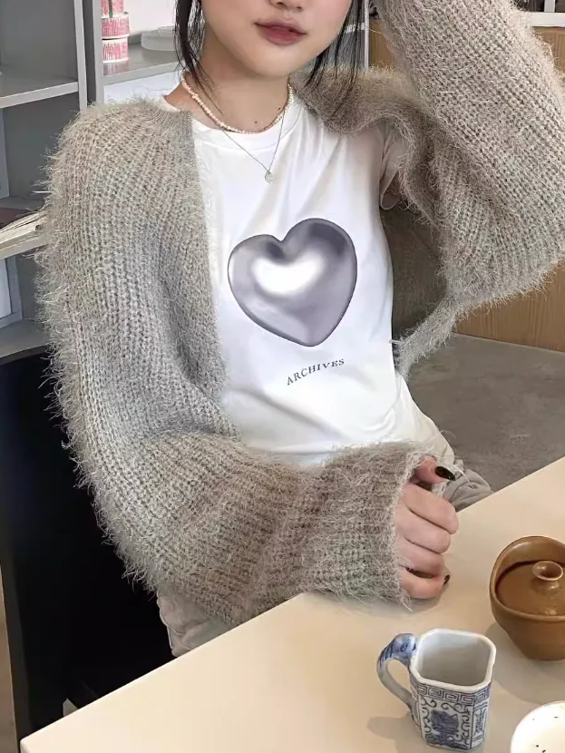 ハートプリントTシャツ DPB71687