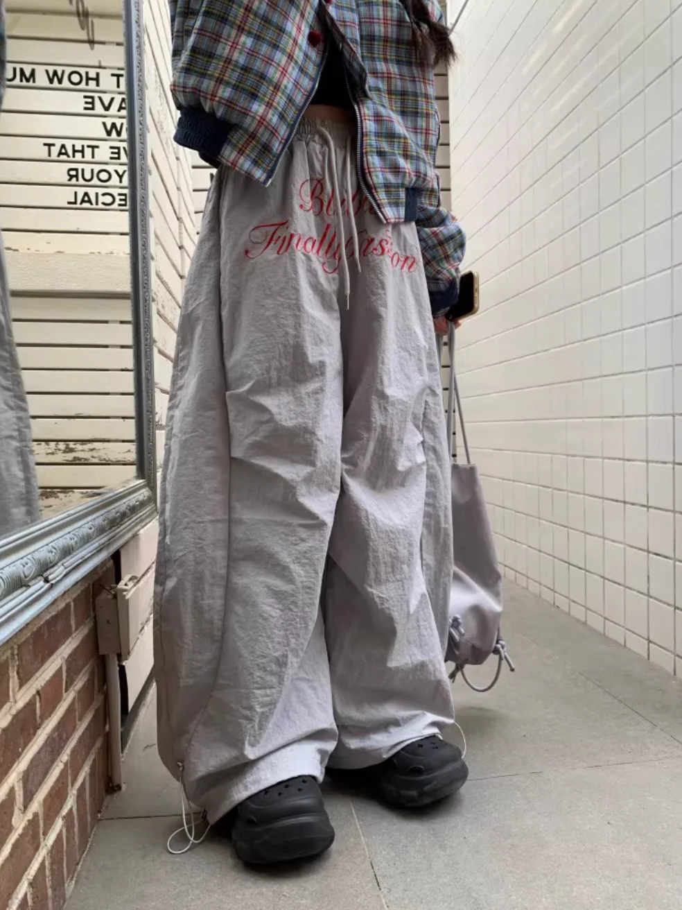 フロントプリントワークパンツ DPB71701