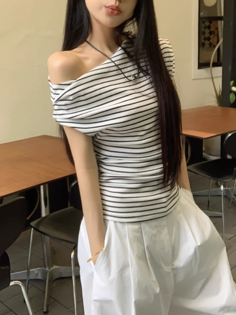 ワンショルボーダーTシャツ DPB71766