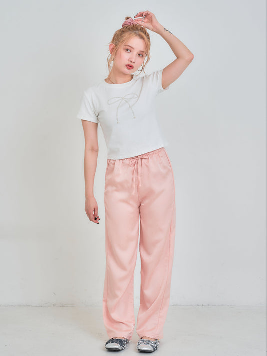 ピンクサテンパンツ DPB75041