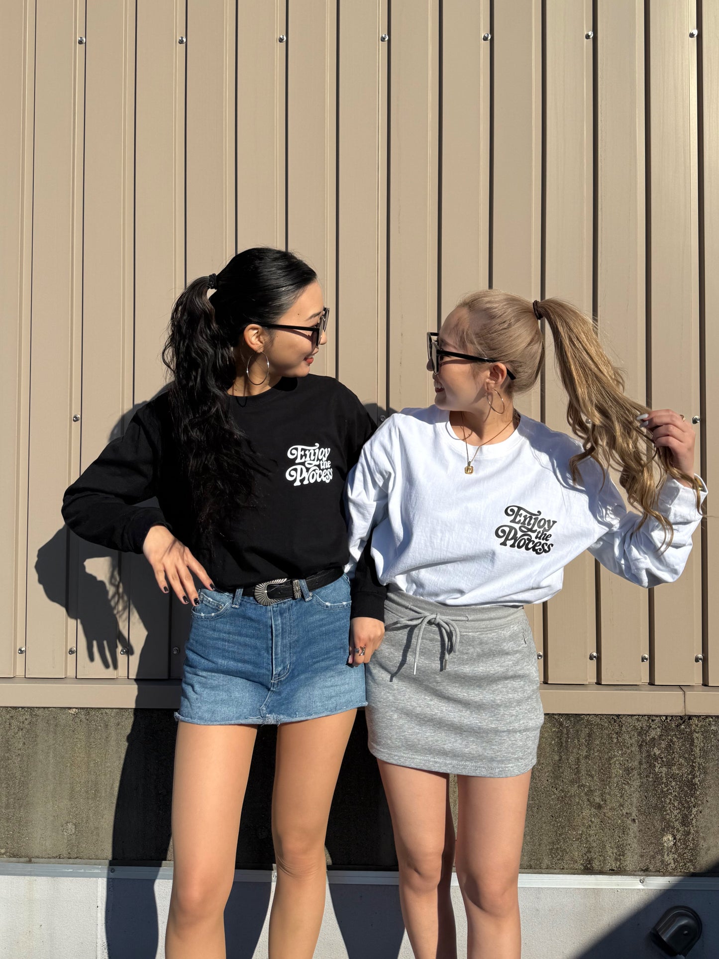 ユニセックスロゴロングスリーブTシャツ DPB73254