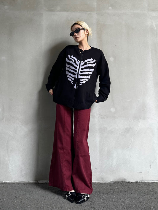 スカルジップニット DPB26552