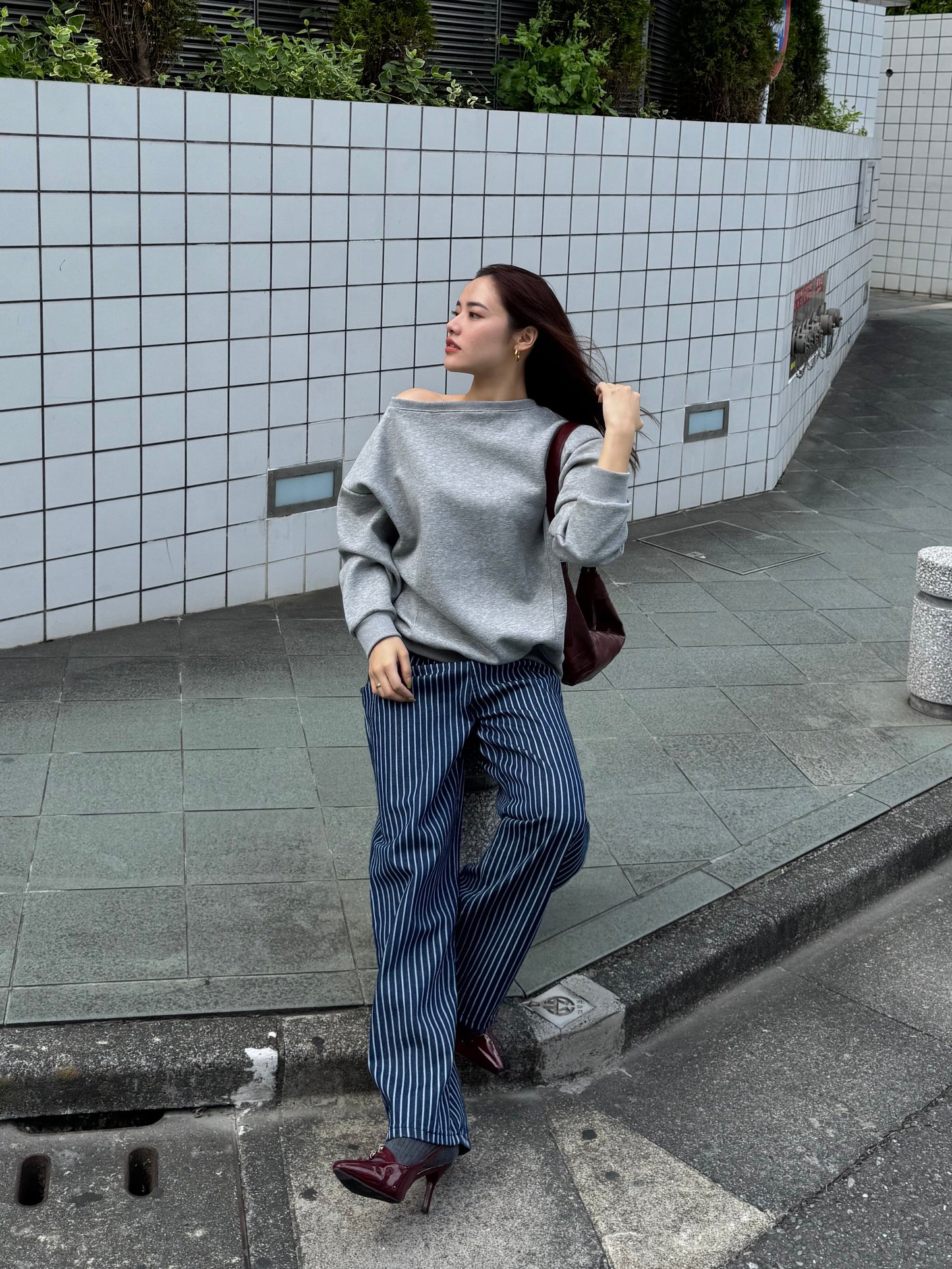 ストライプデニムパンツ DPB47419