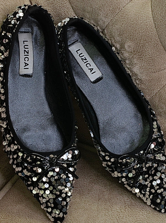 スパンコールパンプス CPA36017