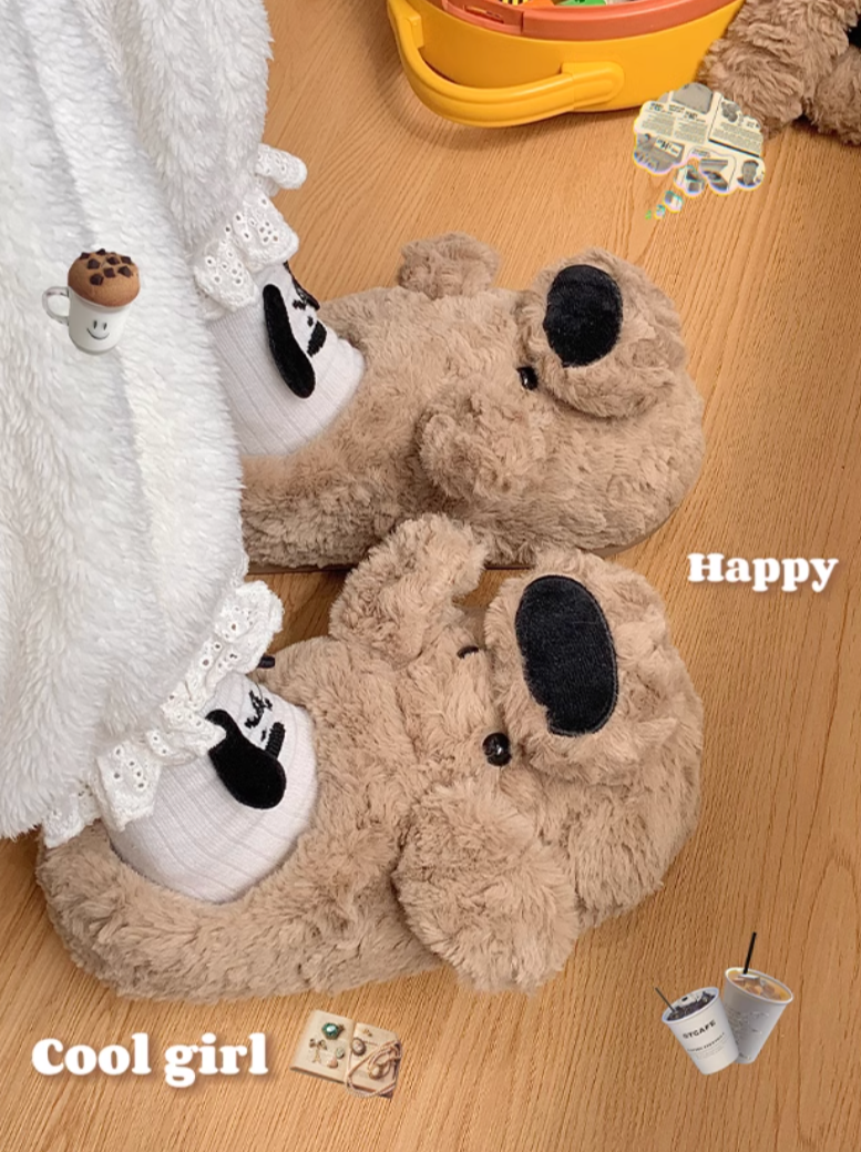 モコモコドッグルームシューズ CPA44044