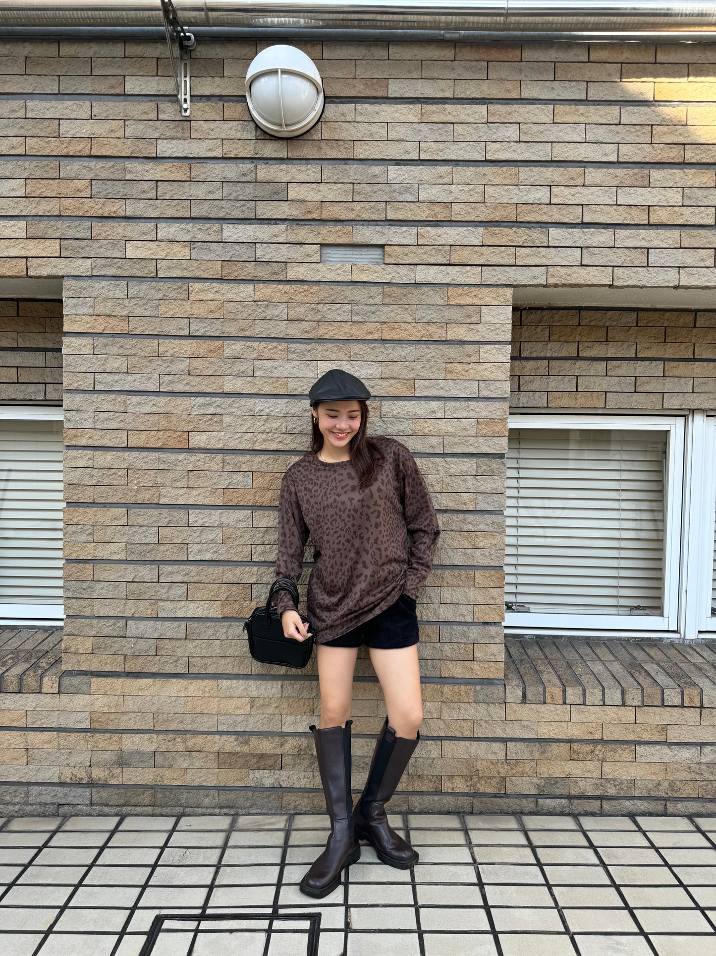 シャギーニットショートパンツ DPB47329