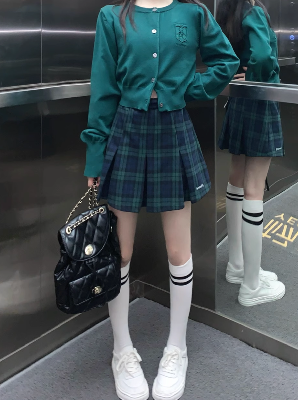 グリーンロゴカーディガン DPB71291