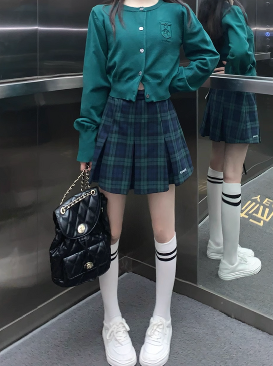 グリーンロゴカーディガン DPB71291