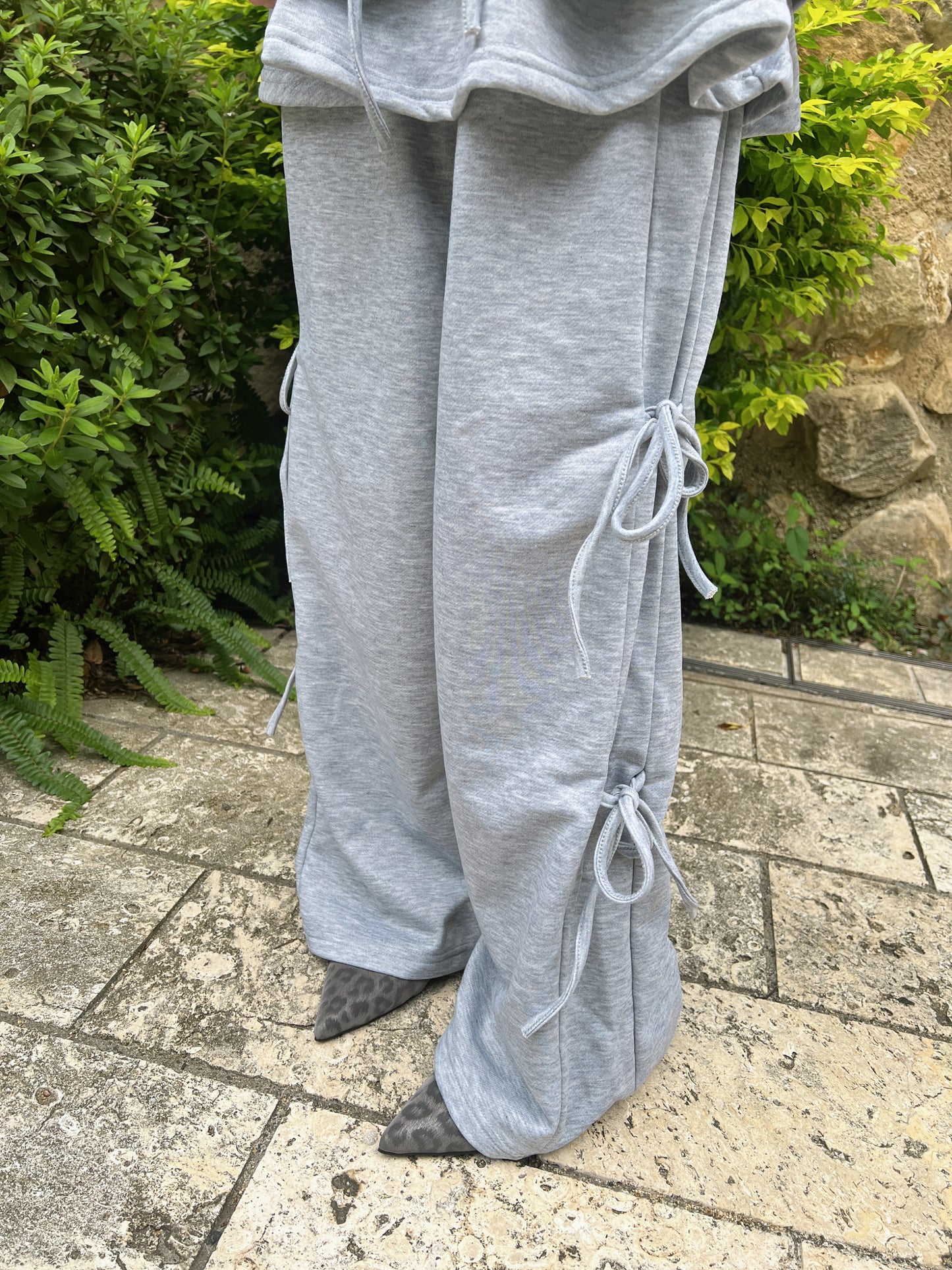 スカートレイヤードリボンスウェットパンツ DPB79200