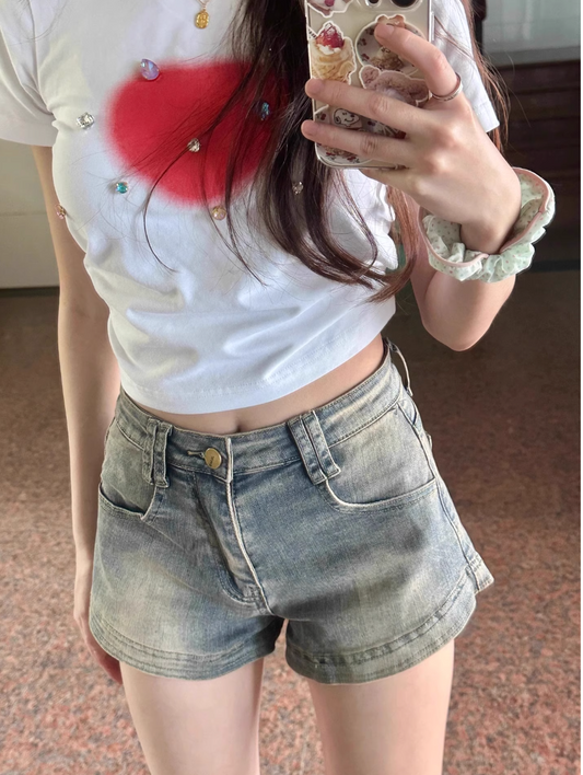 ライトミニデニムパンツ DPB71500
