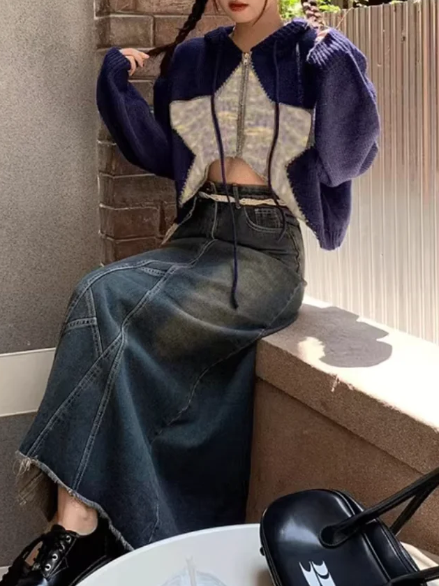 クロップドスターニット DPB71640