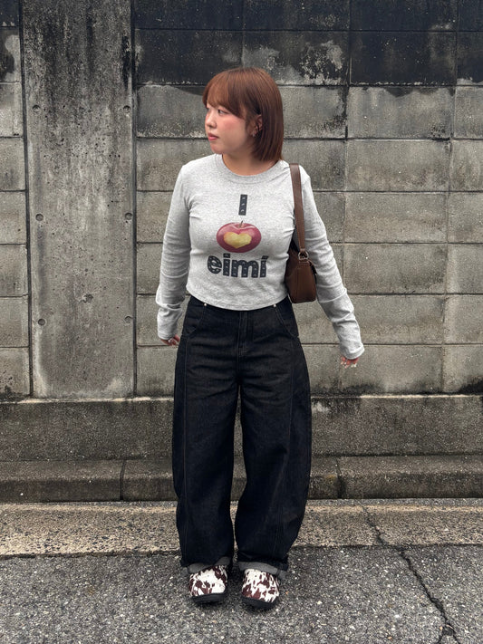 ワイドステッチデニムパンツ DPB97026