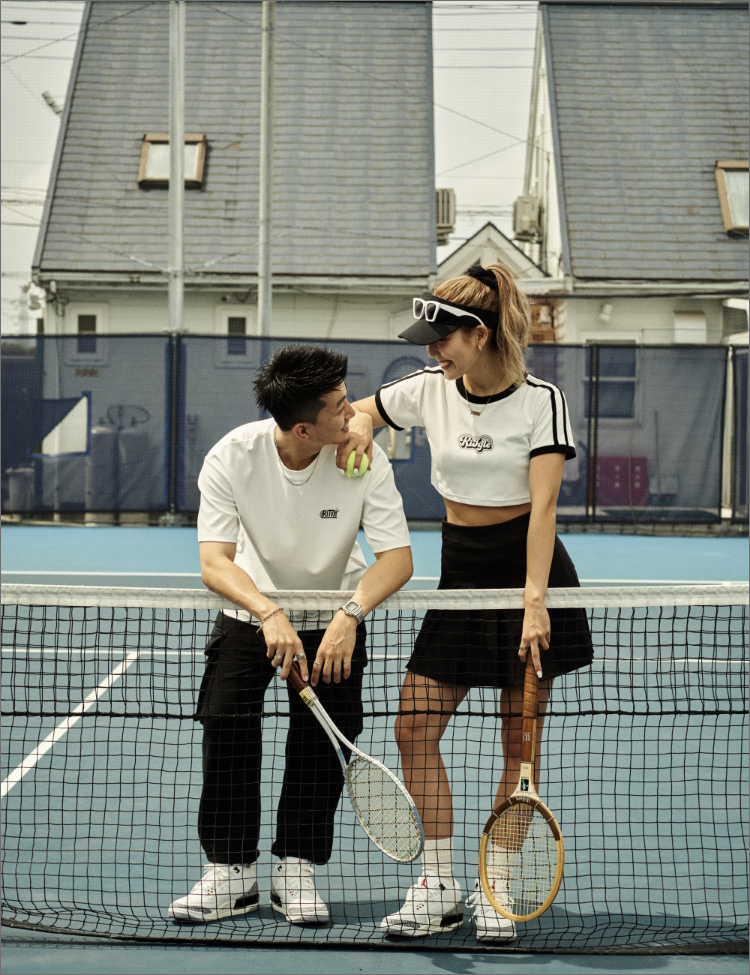 RiTyle CROPPED RINGER TEE