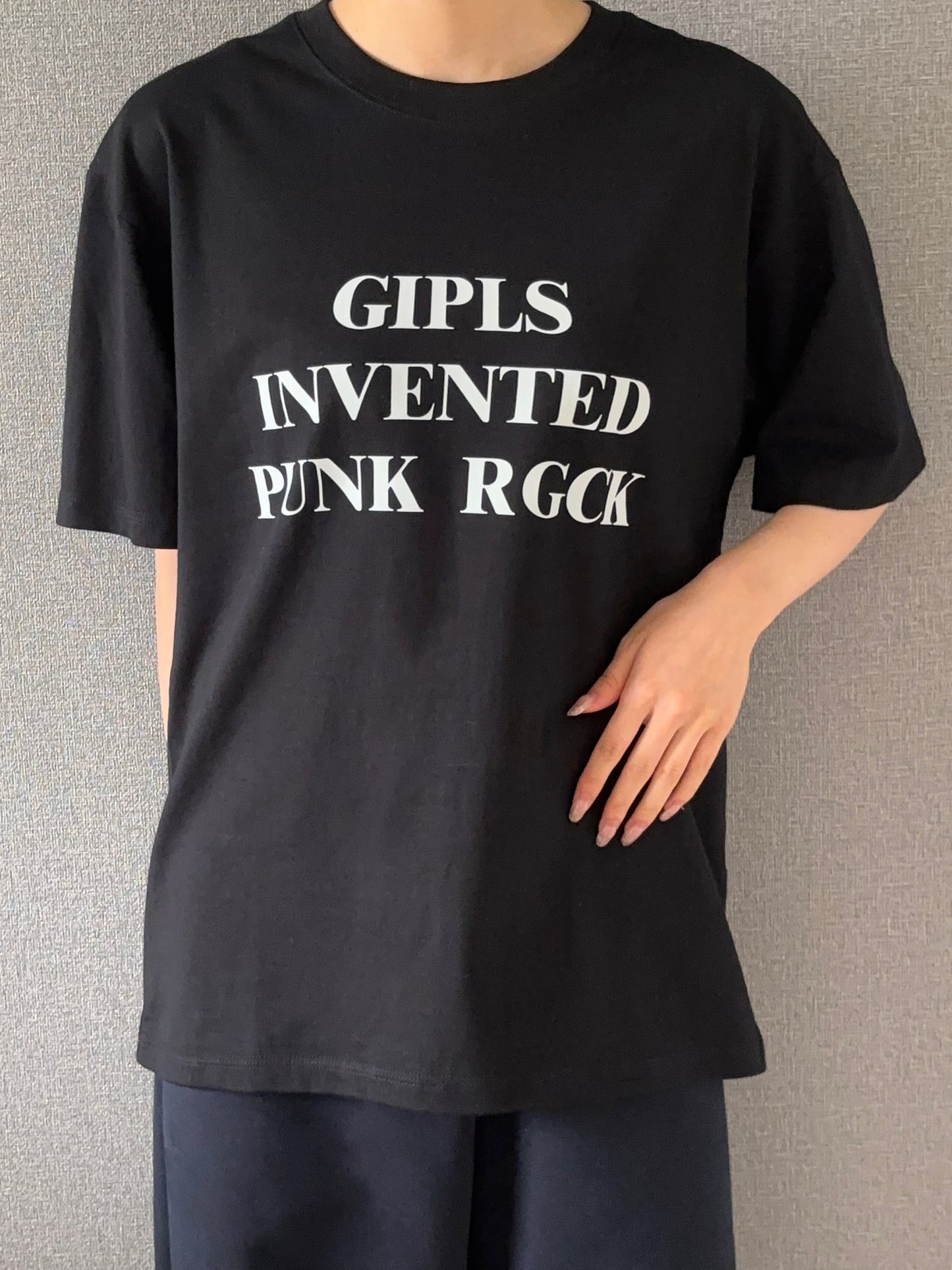 フロントロゴブラックTシャツ DPB88024