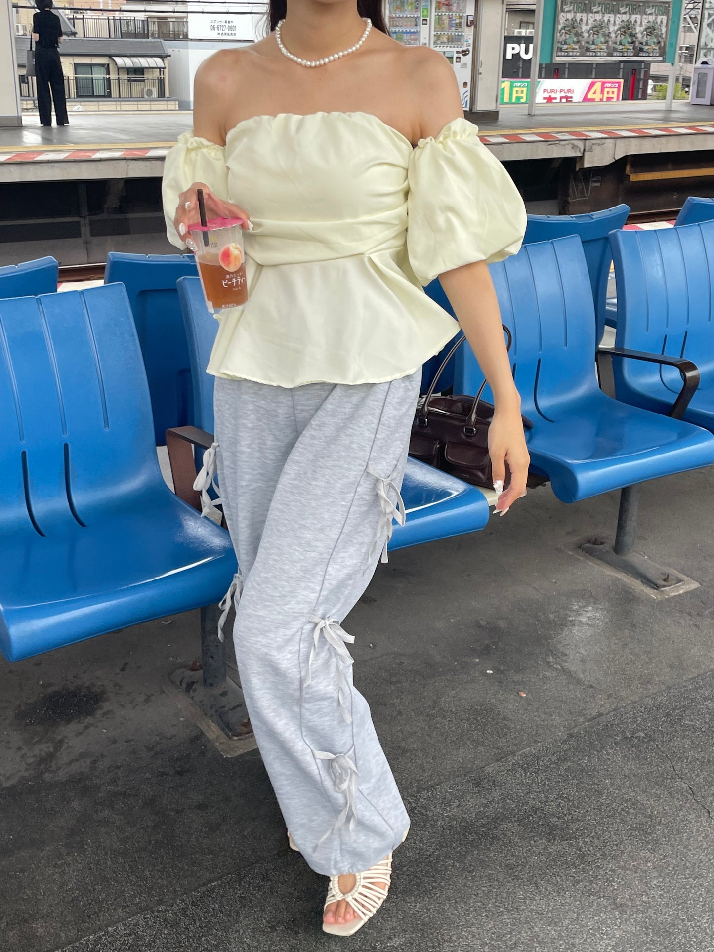 リボンスウェットパンツ DPB80011