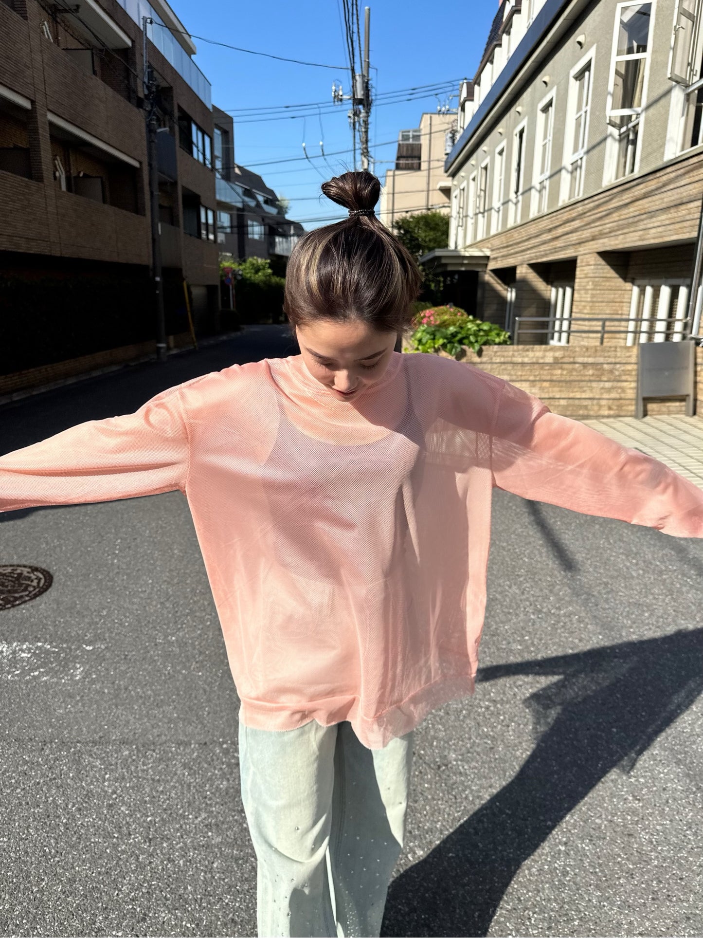 ビジューデニムパンツ DPB47290