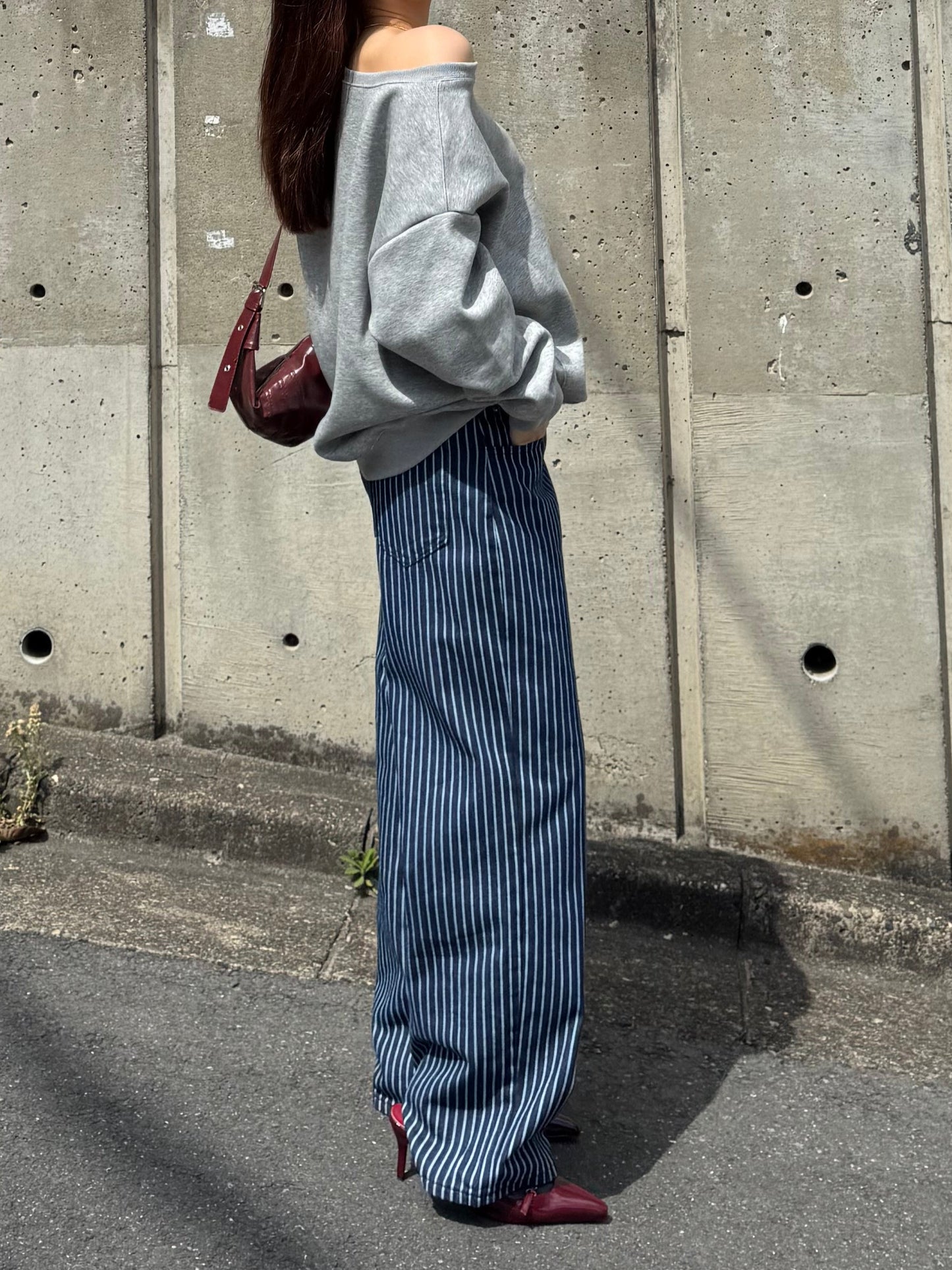 ストライプデニムパンツ DPB47419