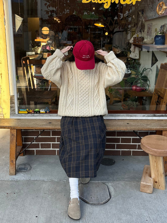 チェックロングスカート DPB84011