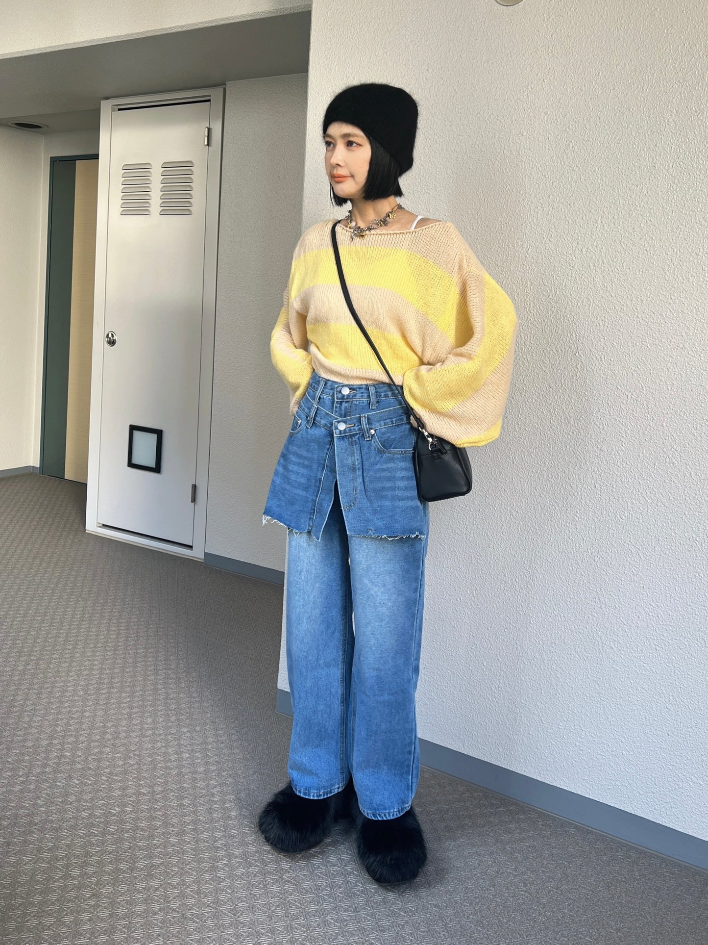レイヤードデザインデニムパンツ DPB79048