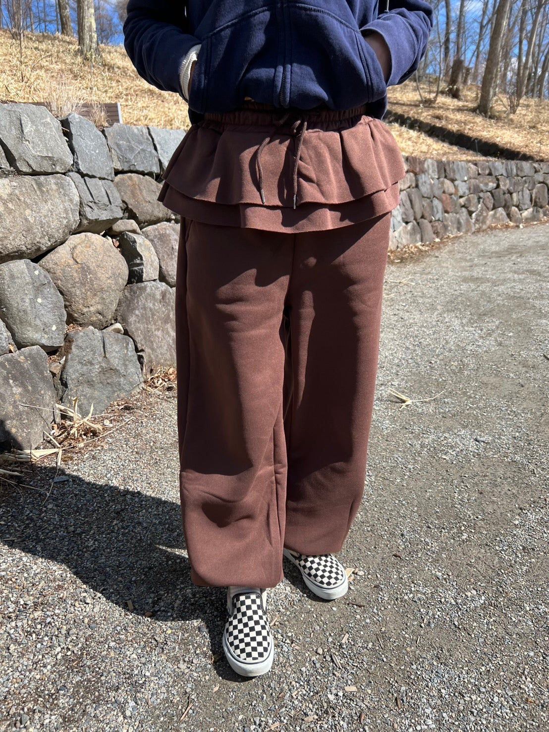 フリルデザインスウェットパンツ DPB84078