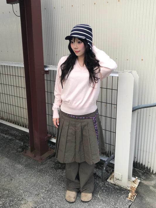 Vネックスプリングニット DPB89215