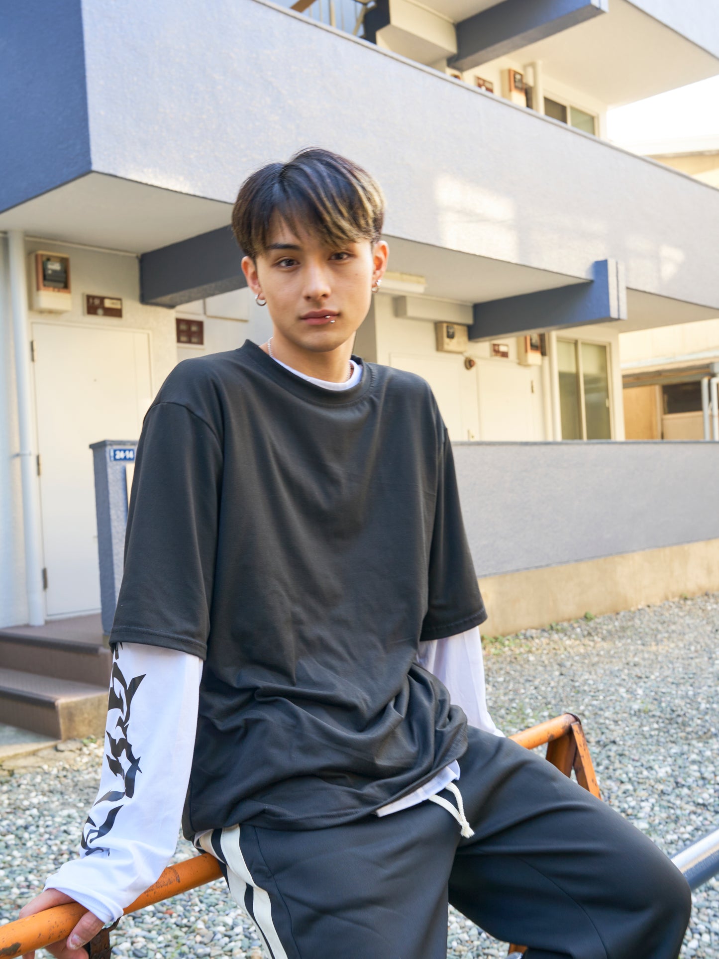 ウイングバックロゴTシャツ SPA08026