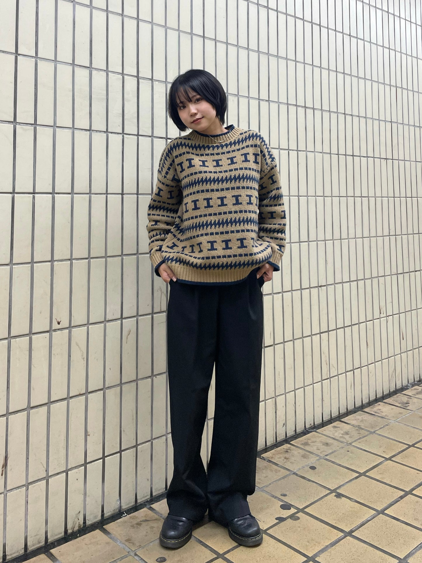 ジャガードニット DPB64030