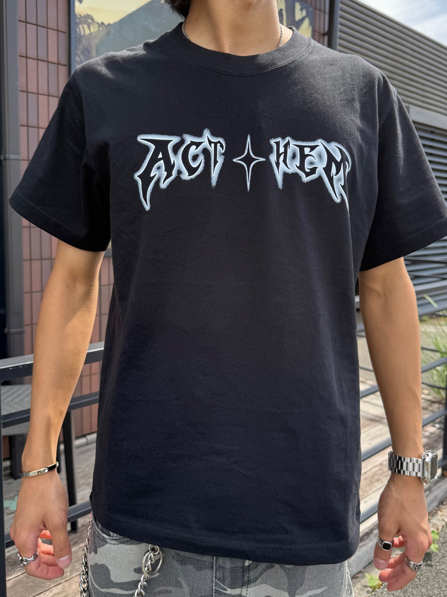 ムーンデザインバックロゴTシャツ DPB90007