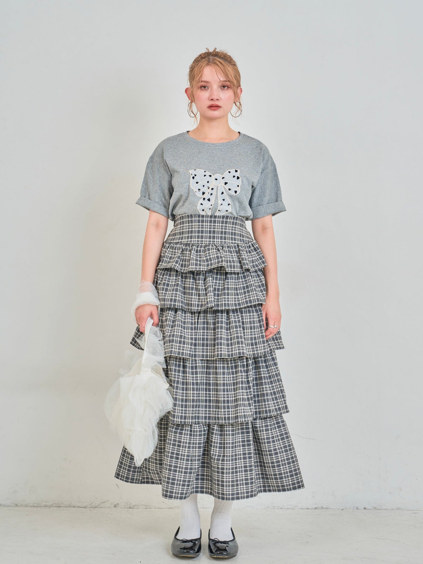 ハートリボンTシャツ DPB75068