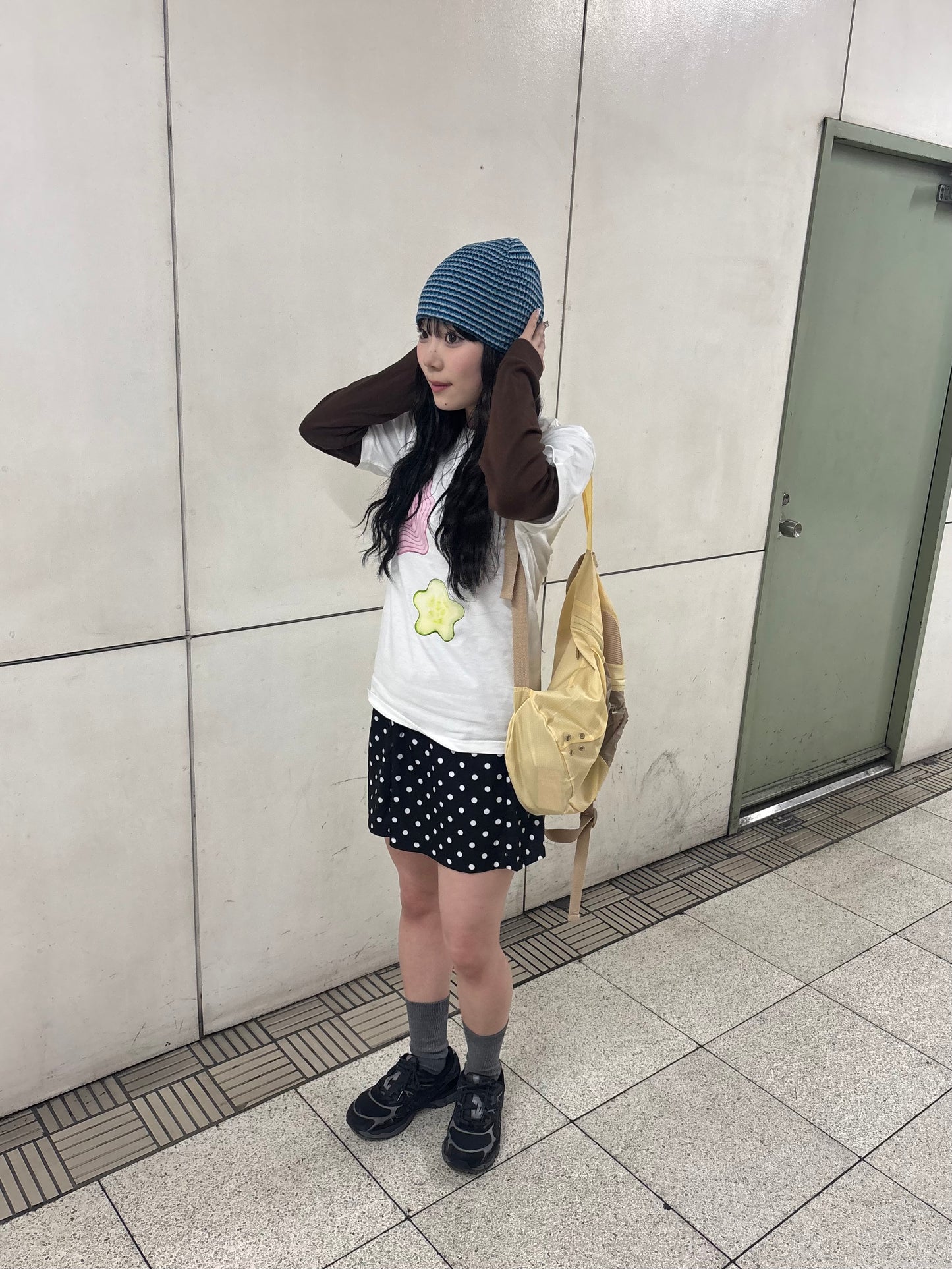 ベジタブルプリントTシャツ DPB89014