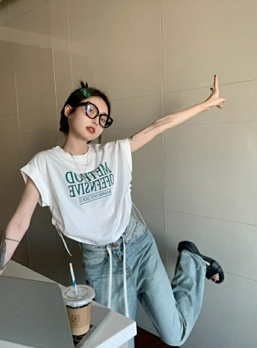 ドローストリングTシャツ DPB71505
