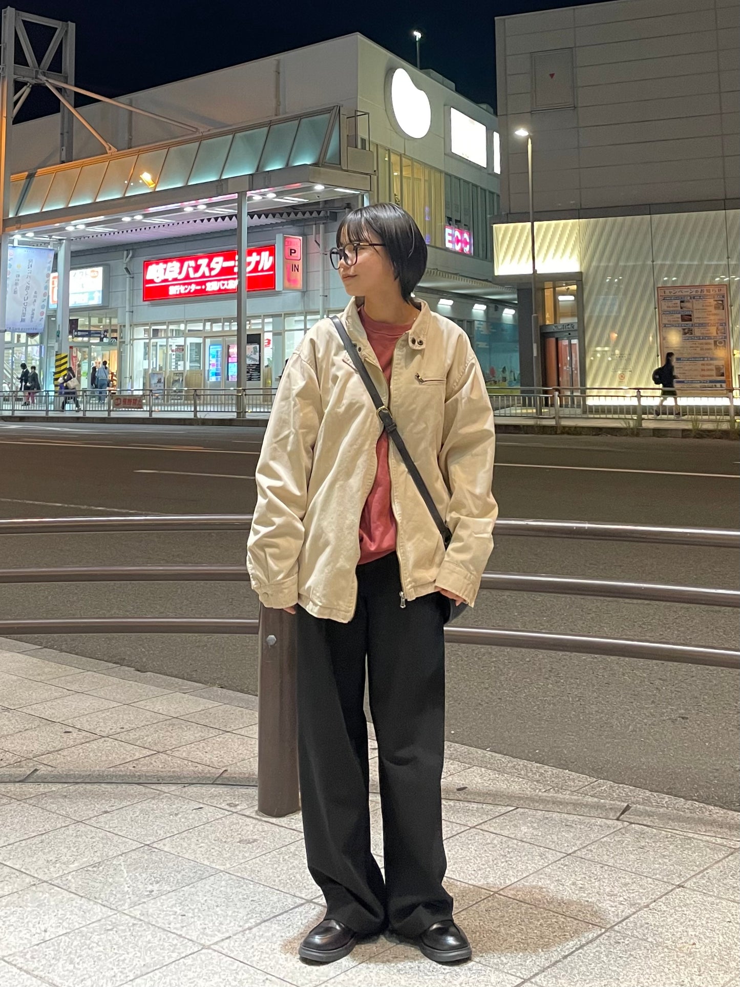 レトロブラックローファー DPB64044