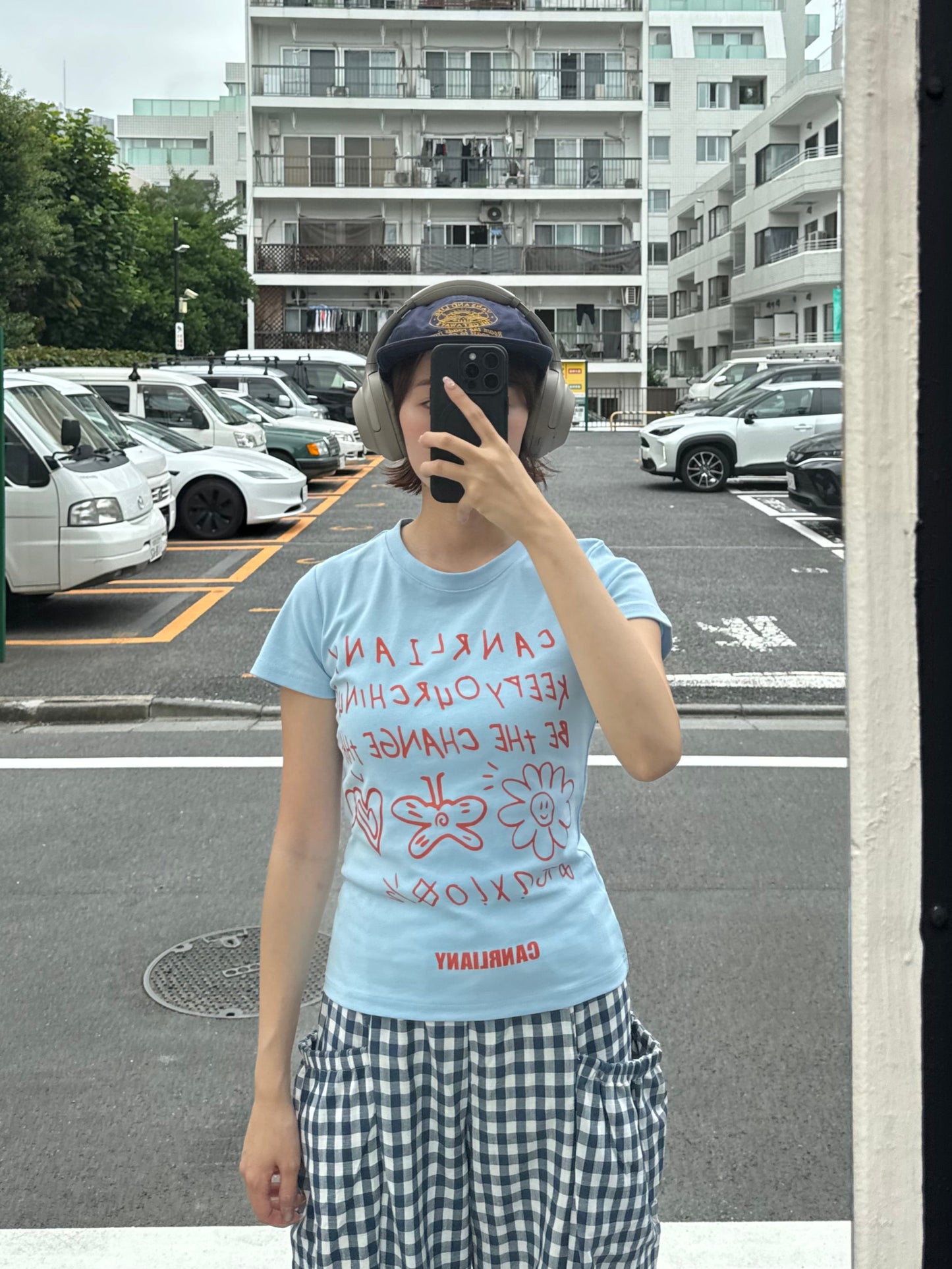 スマイリーフラワーTシャツ DPB91002