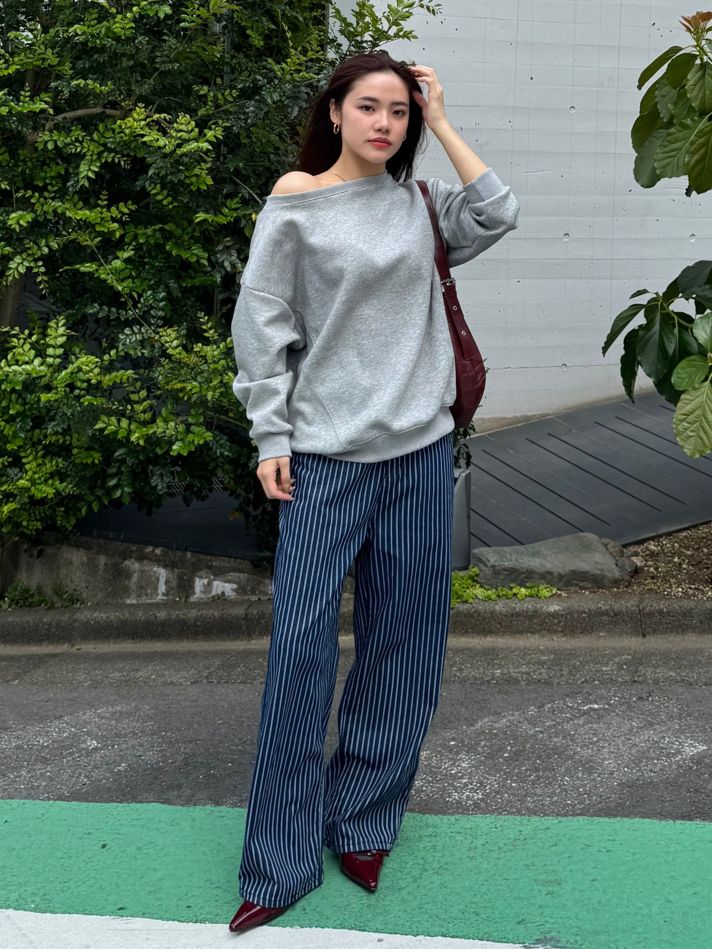 ストライプデニムパンツ DPB47419