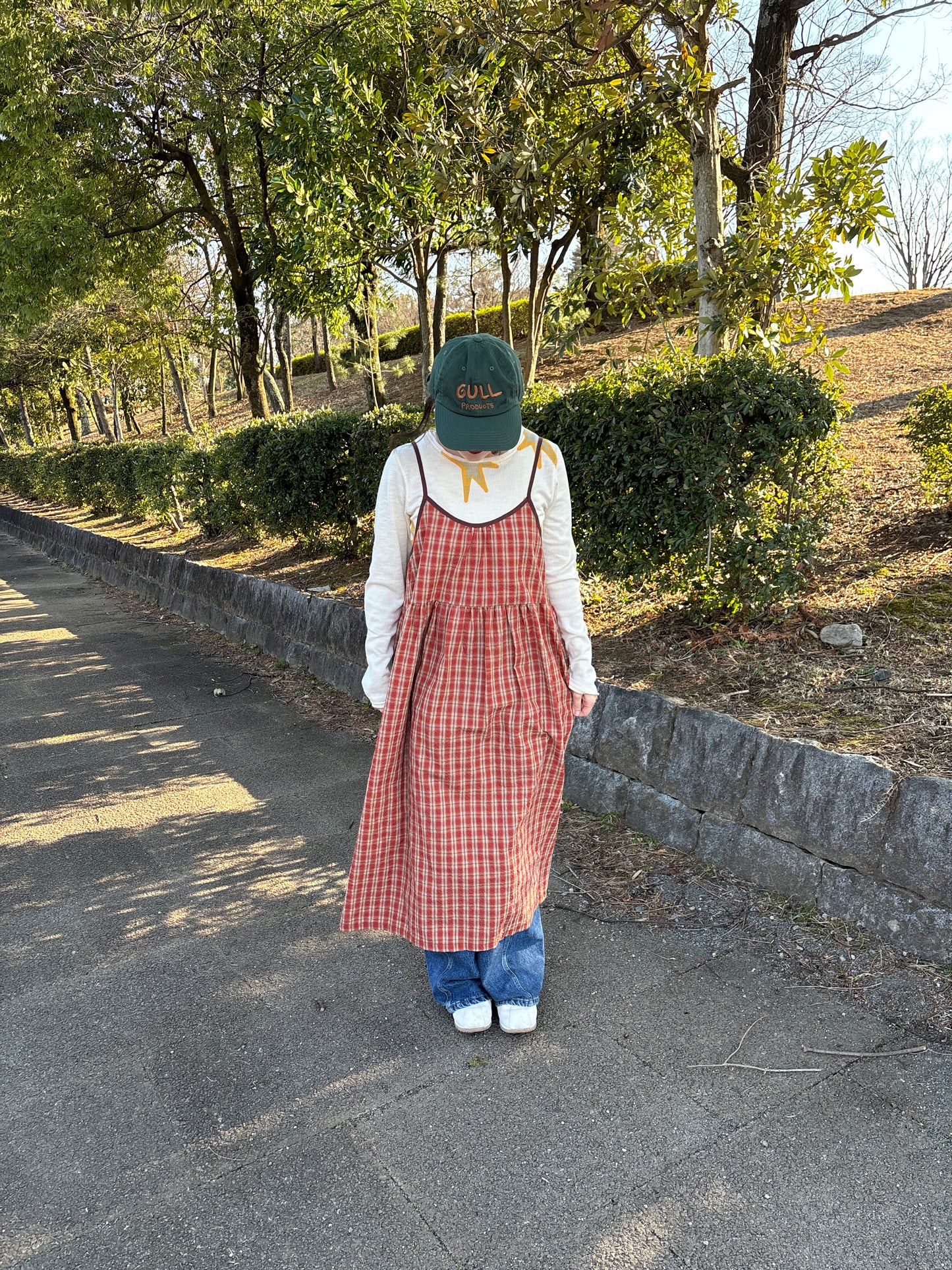 レトロチェックキャミワンピース DPB84134