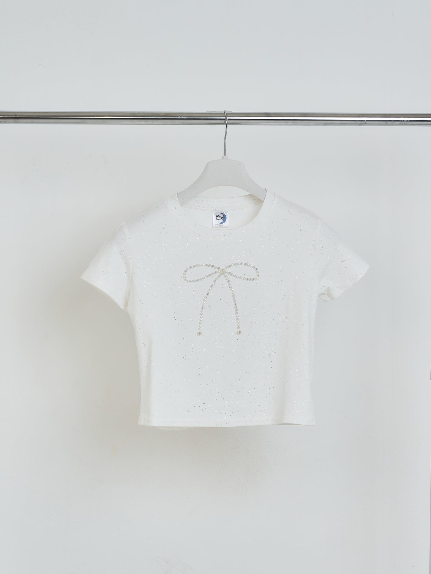 パールリボンラメTシャツ DPB75031