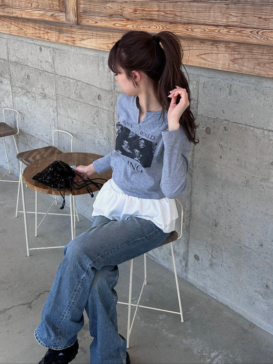 フリルオーバーミニスカート DPB81071