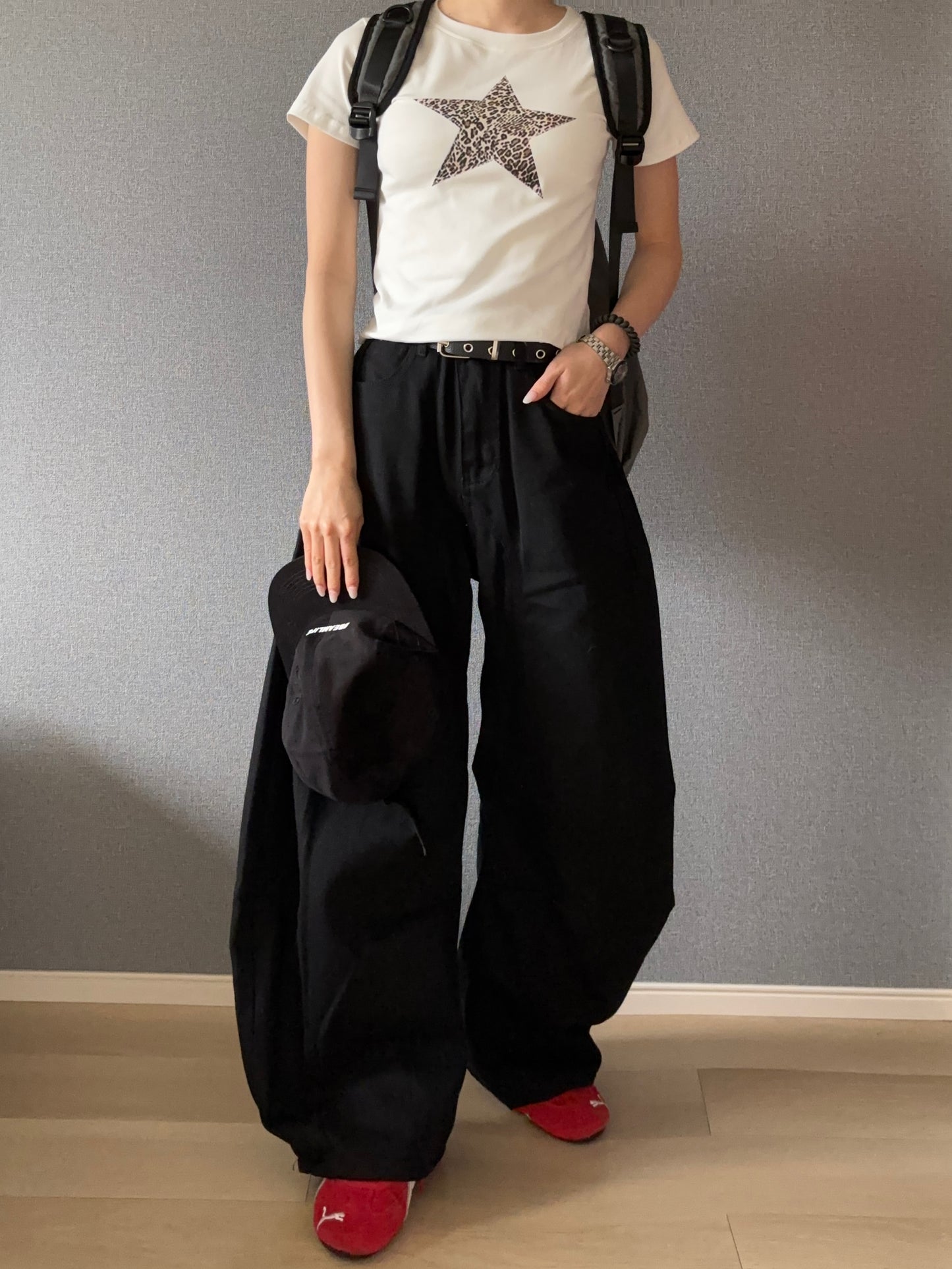 レオパードスターTシャツ DPB88035